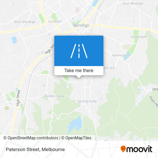 Paterson Street map