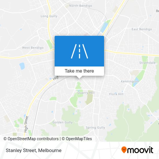 Stanley Street map