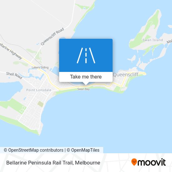 Bellarine Peninsula Rail Trail map