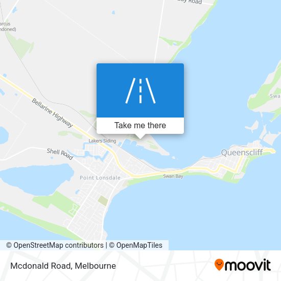 Mcdonald Road map