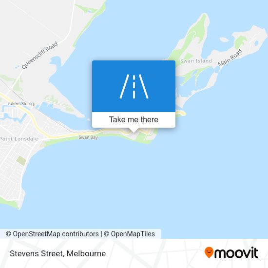 Stevens Street map