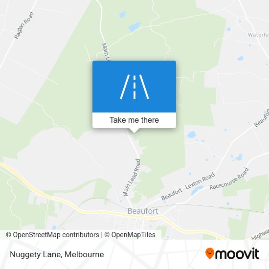 Nuggety Lane map