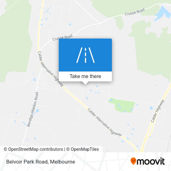 Belvoir Park Road map
