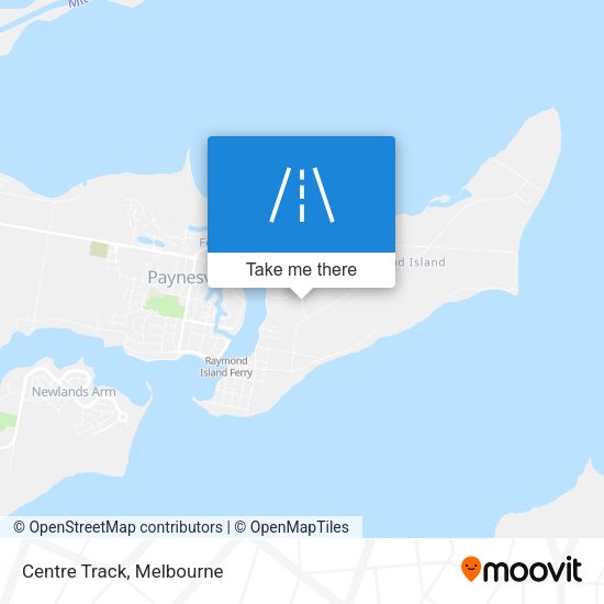 Centre Track map
