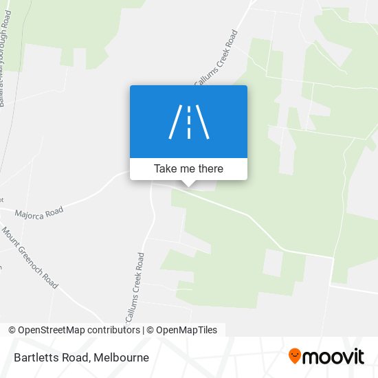 Bartletts Road map