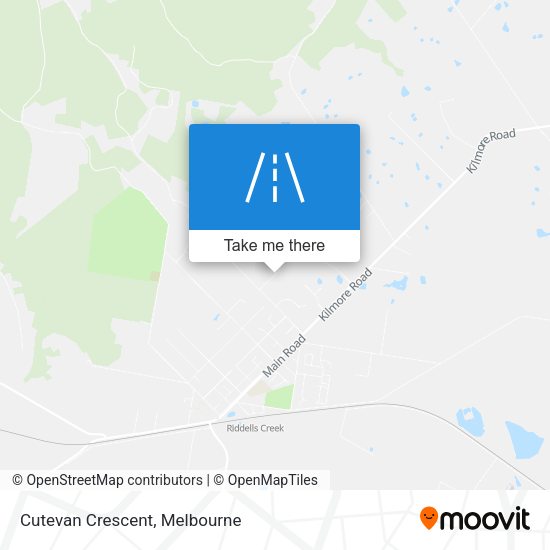 Cutevan Crescent map