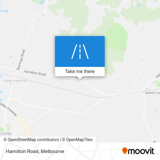 Hamilton Road map