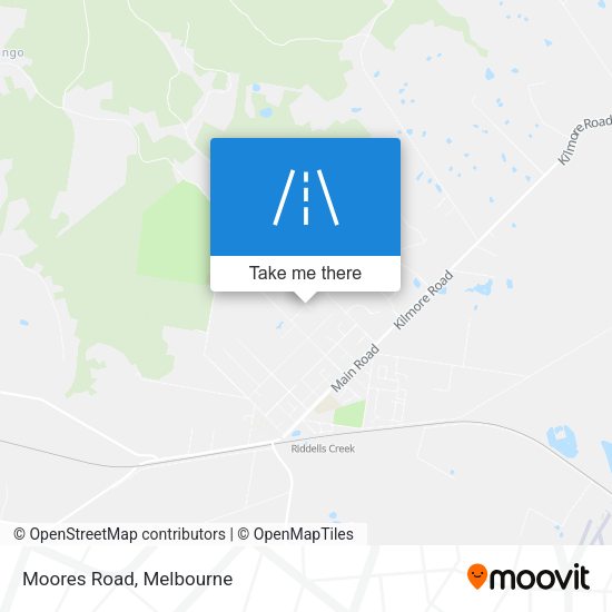 Moores Road map