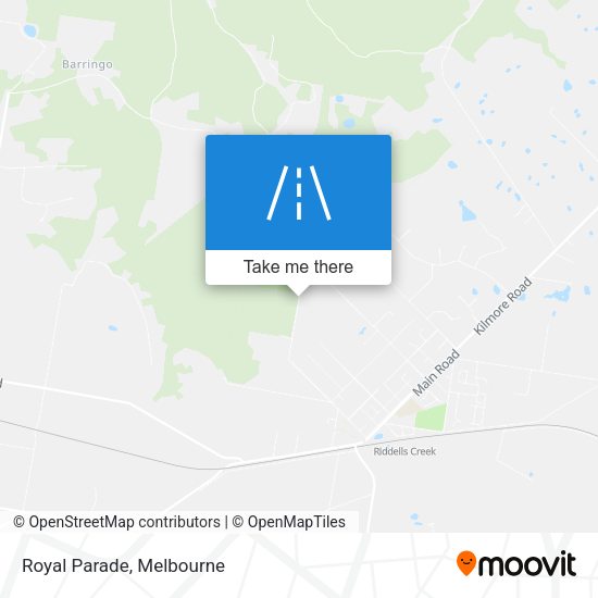 Royal Parade map