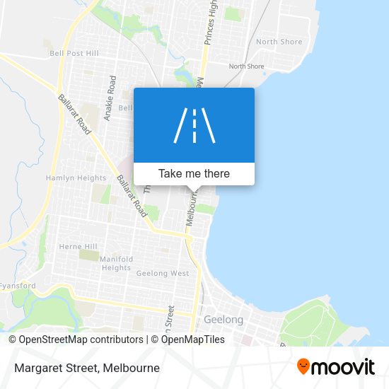 Margaret Street map