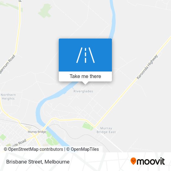 Brisbane Street map