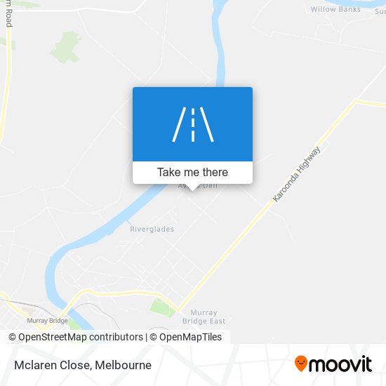Mclaren Close map