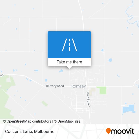 Couzens Lane map