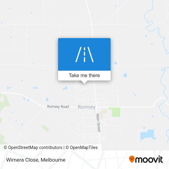 Wimera Close map