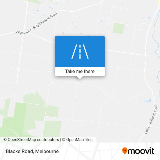 Blacks Road map