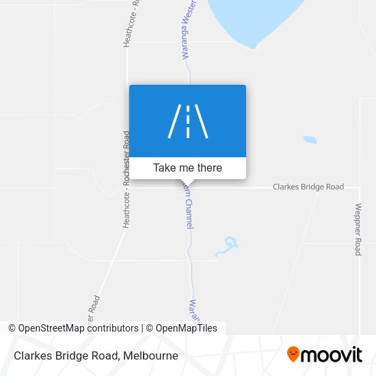 Clarkes Bridge Road map