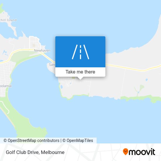 Golf Club Drive map