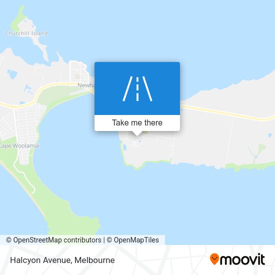 Halcyon Avenue map