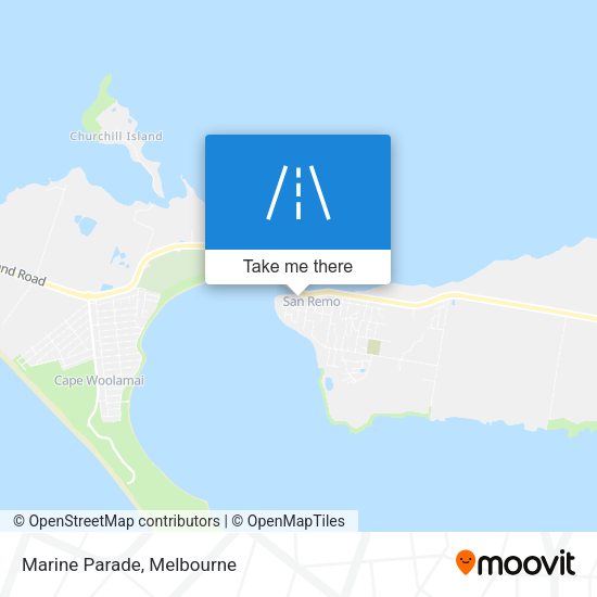 Marine Parade map