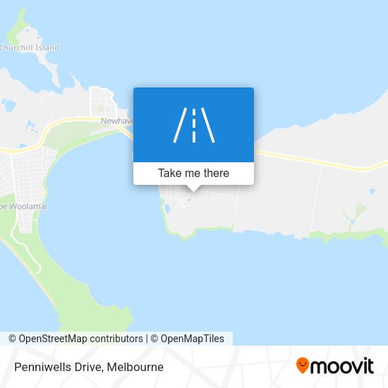 Penniwells Drive map
