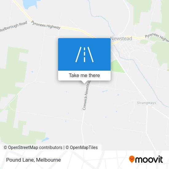 Pound Lane map