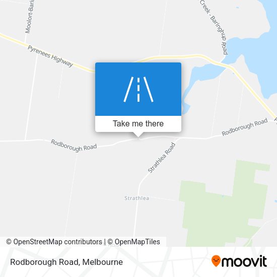Rodborough Road map