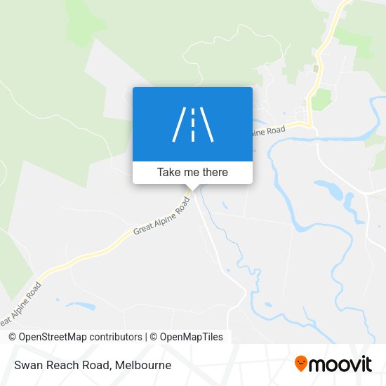 Swan Reach Road map