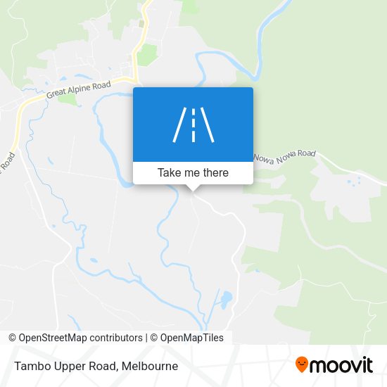 Tambo Upper Road map