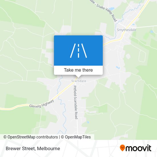 Brewer Street map
