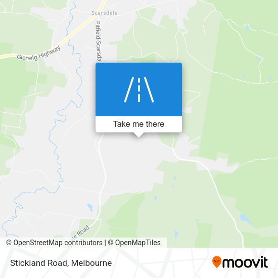Stickland Road map