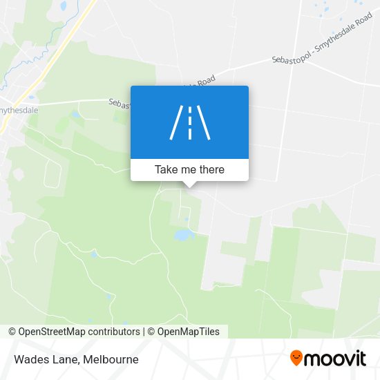 Wades Lane map