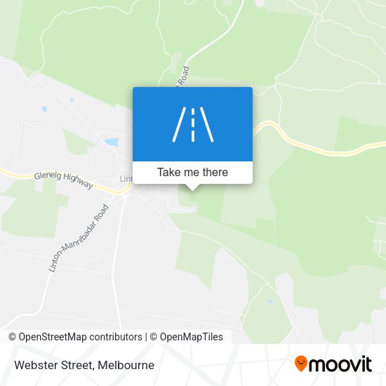 Webster Street map