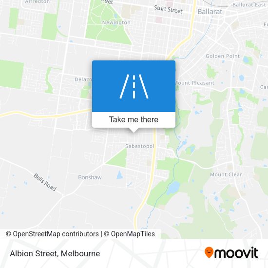 Albion Street map