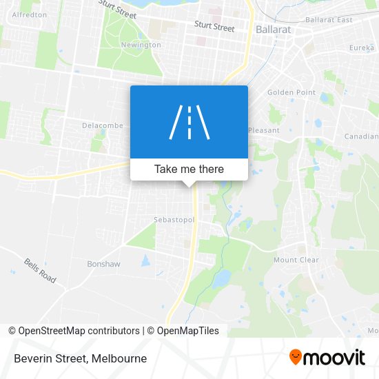 Beverin Street map