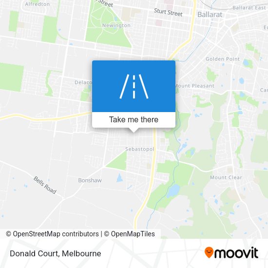 Donald Court map