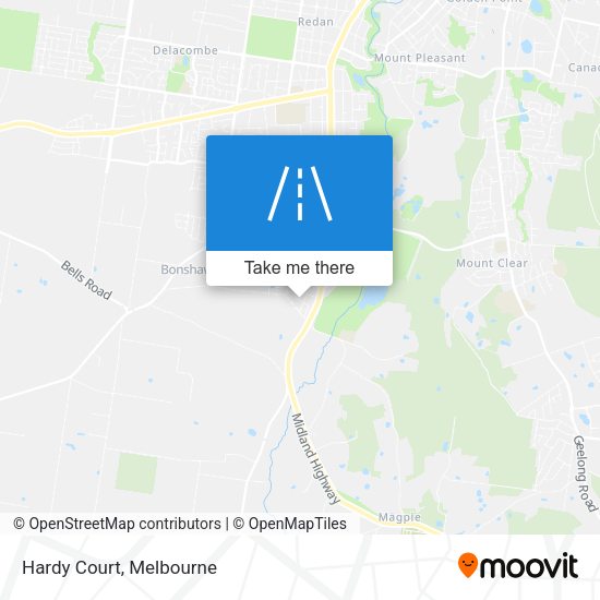 Hardy Court map