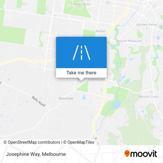 Josephine Way map