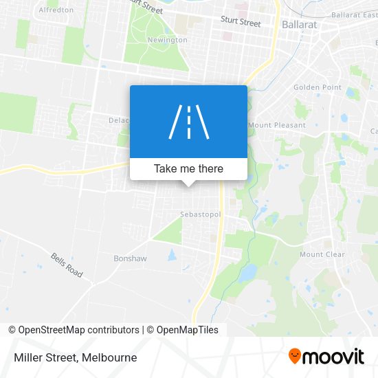 Miller Street map