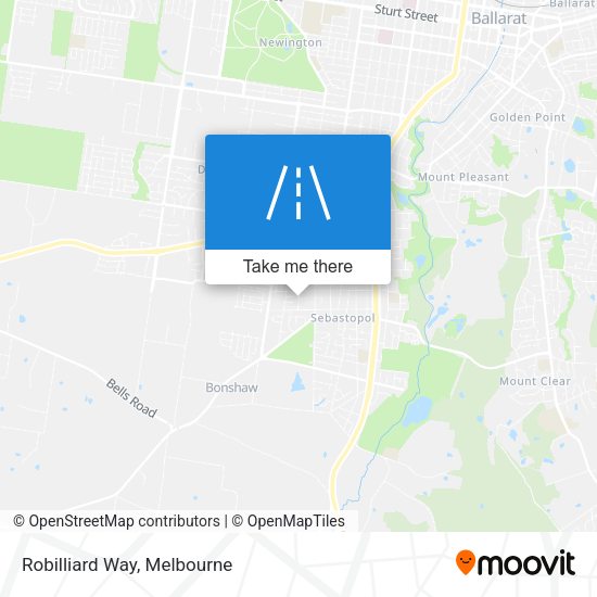 Robilliard Way map
