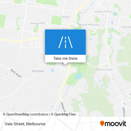 Vale Street map