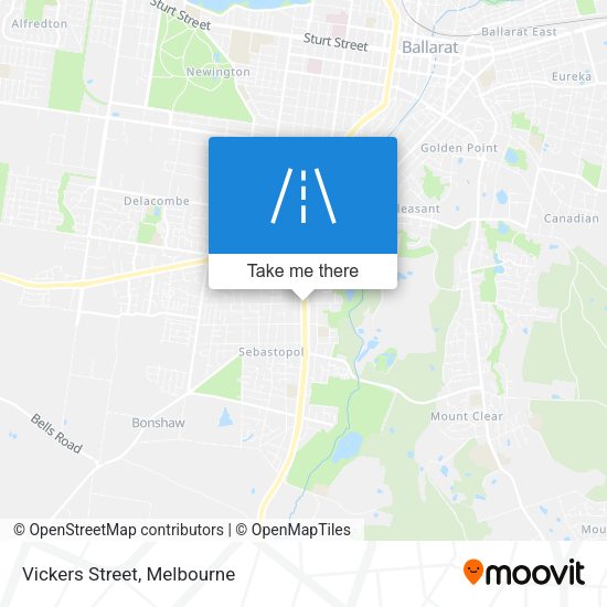Vickers Street map
