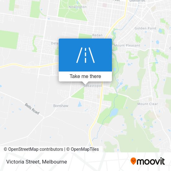 Victoria Street map