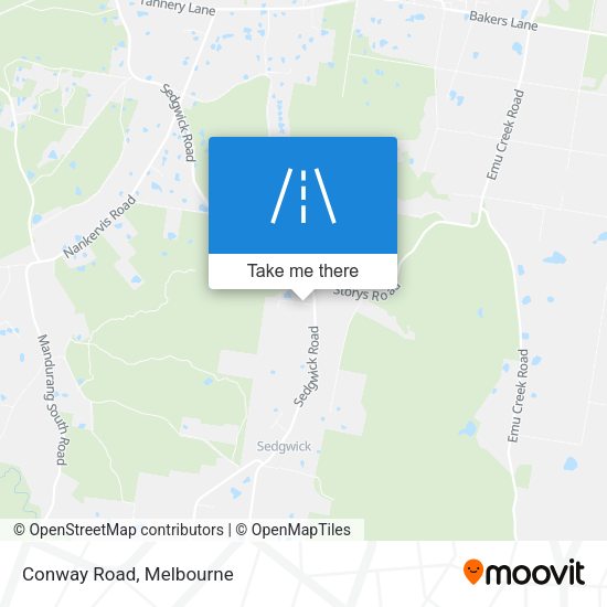 Conway Road map
