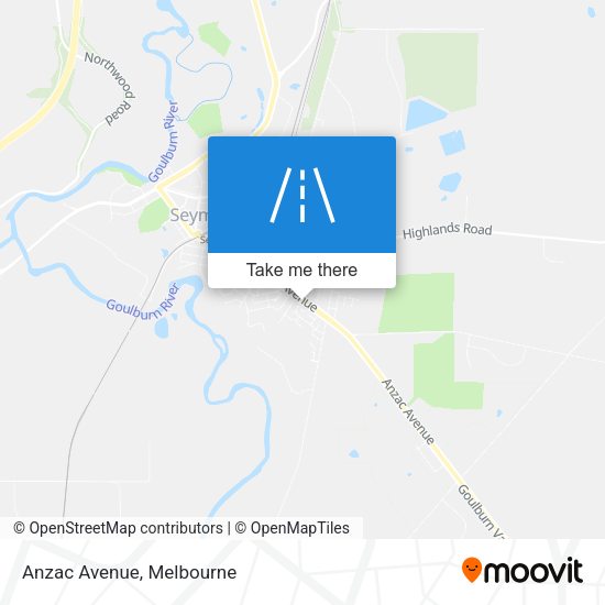 Anzac Avenue map