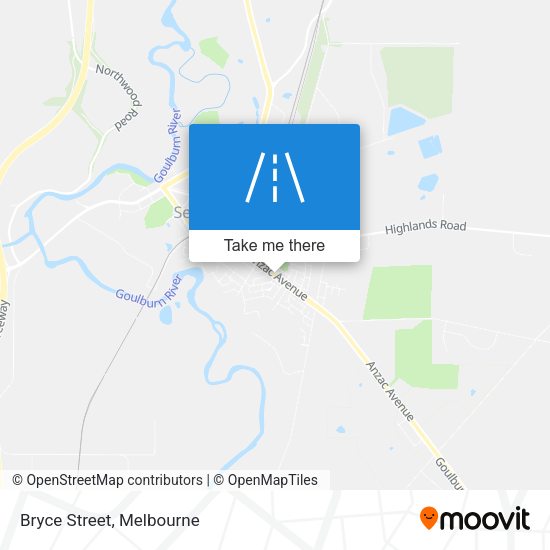 Bryce Street map