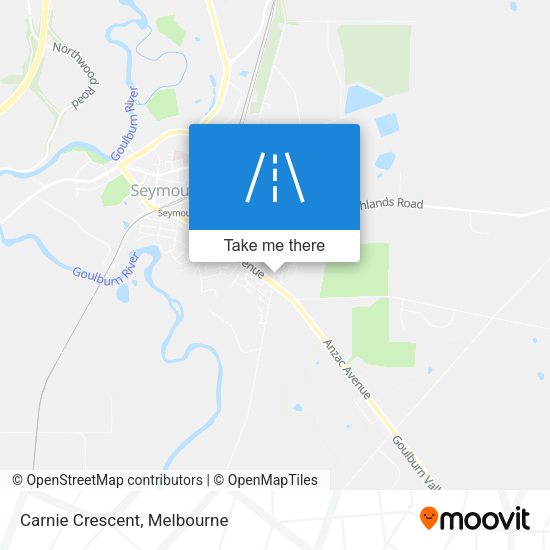 Carnie Crescent map