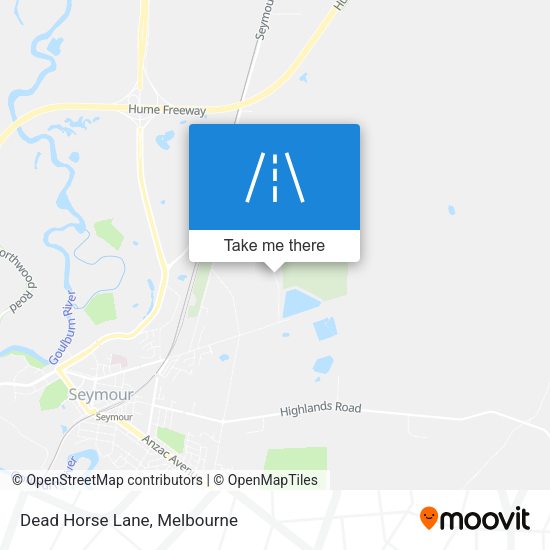Dead Horse Lane map