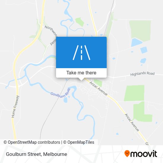 Goulburn Street map