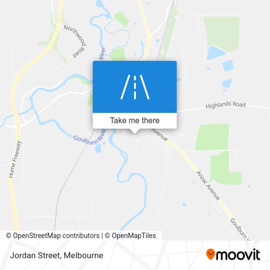 Jordan Street map