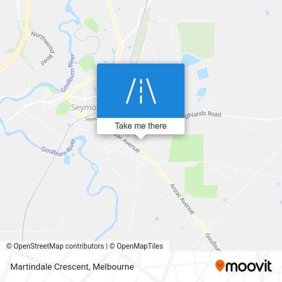 Martindale Crescent map